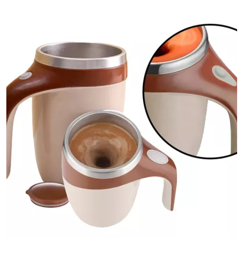 Taza térmica con tapa para mezclar 380